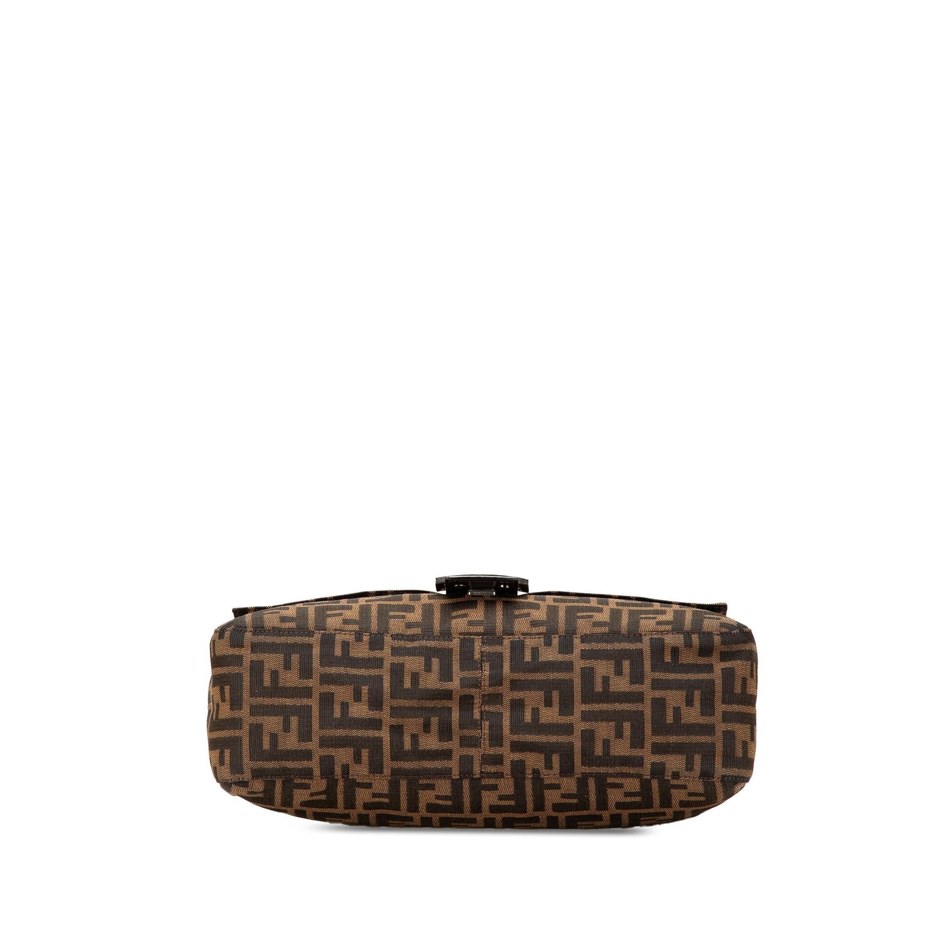 Fendi Zucca Canvas Shoulder Bag