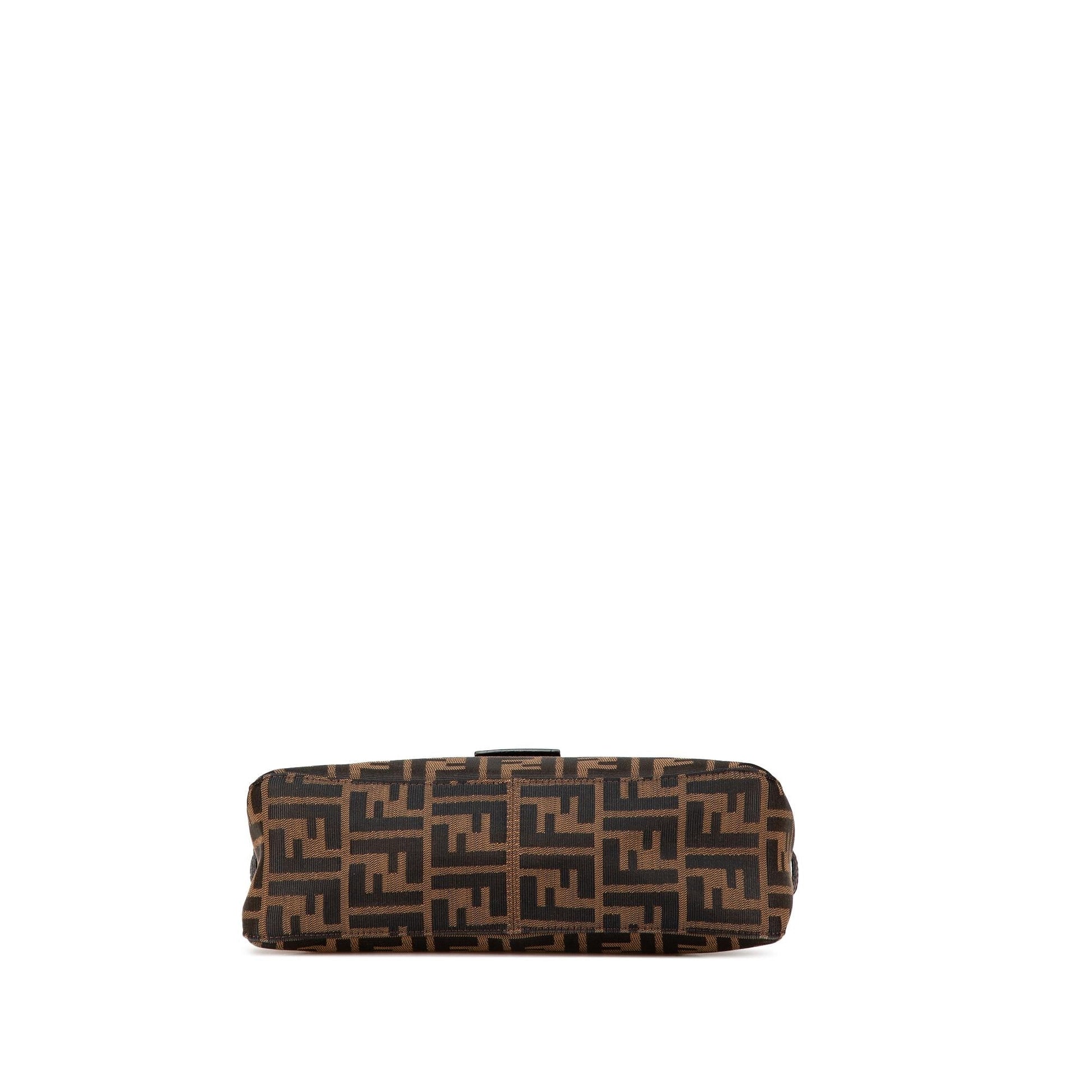 Fendi Zucca Canvas Shoulder Bag