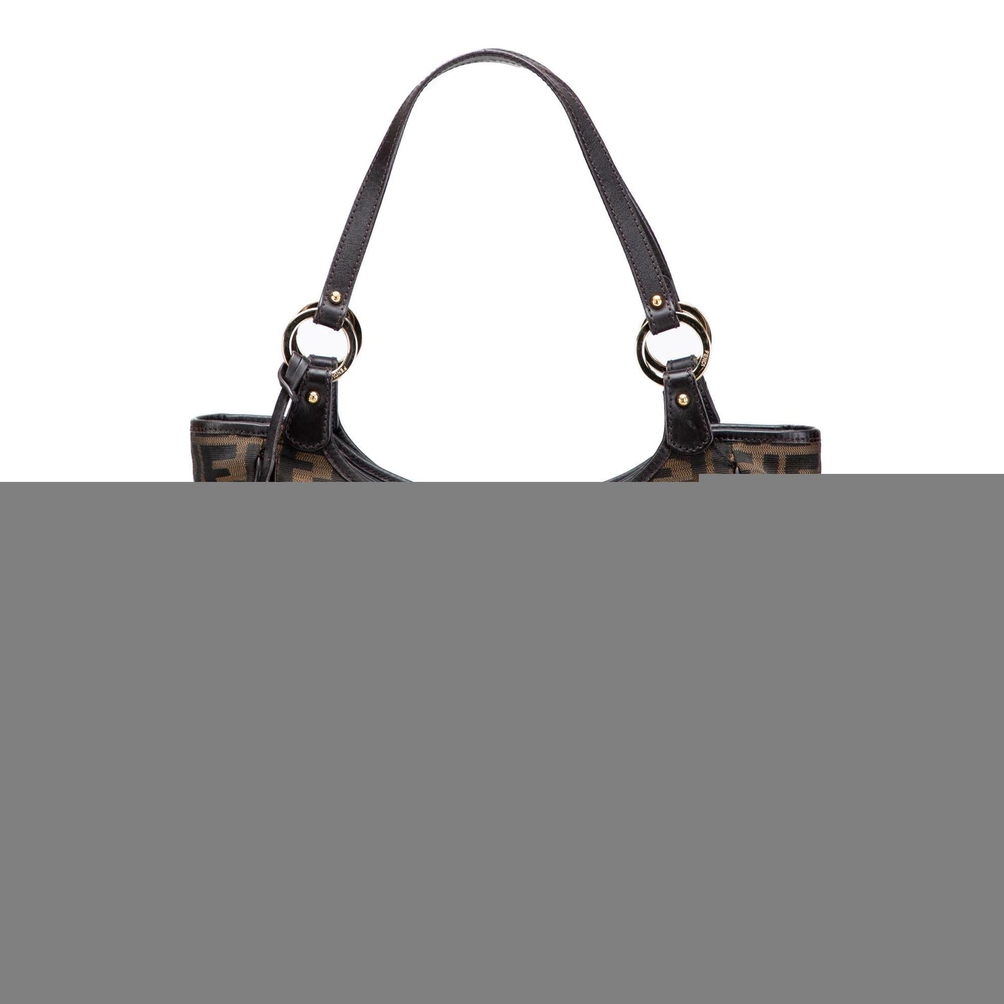 Fendi Zucca Canvas Shoulder Bag