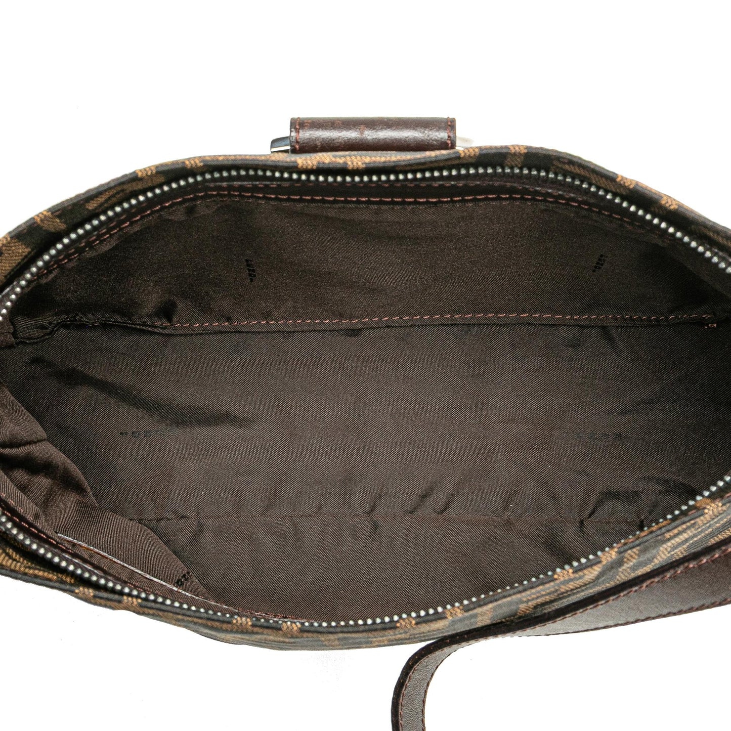 Fendi Zucca Canvas Shoulder Bag