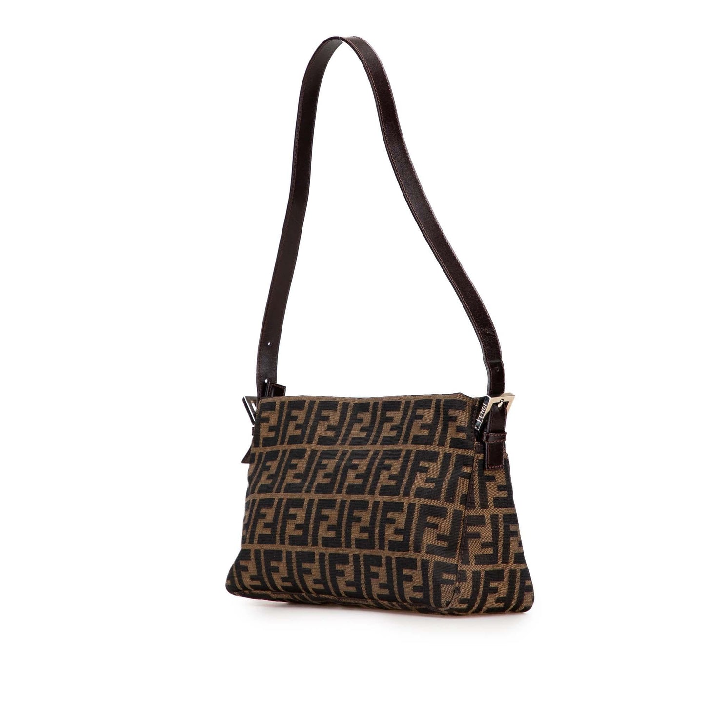 Fendi Zucca Canvas Shoulder Bag