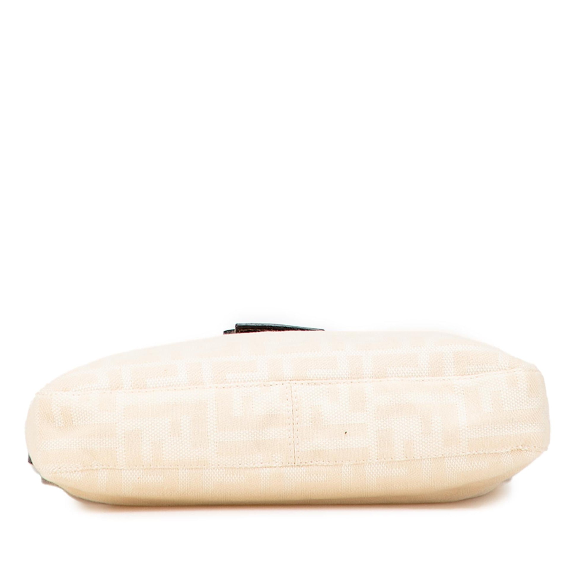 Fendi Zucca Canvas Shoulder Bag