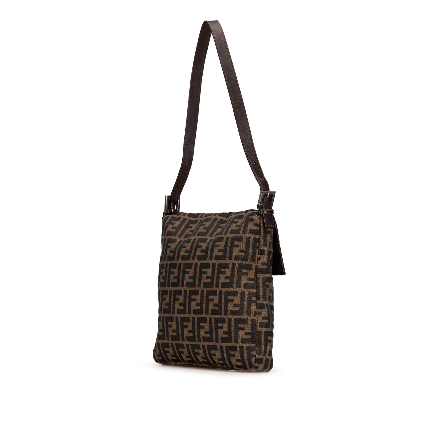 Fendi Zucca Canvas Shoulder Bag