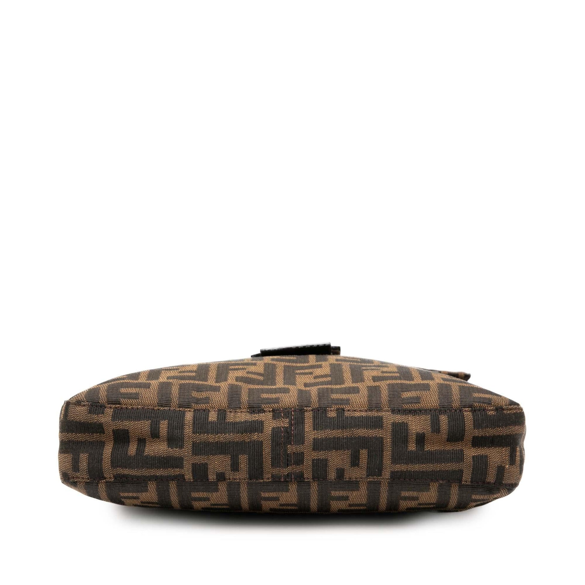 Fendi Zucca Canvas Shoulder Bag
