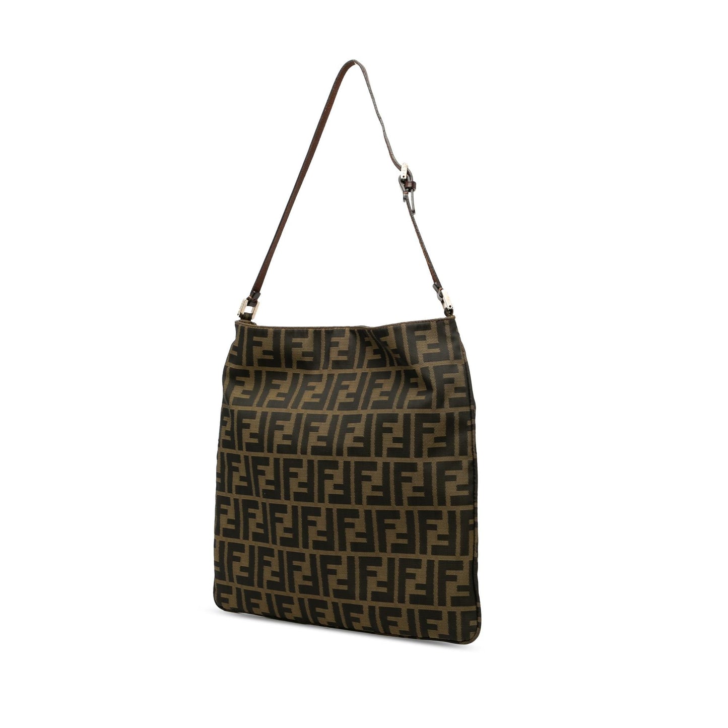 Fendi Zucca Canvas Shoulder Bag