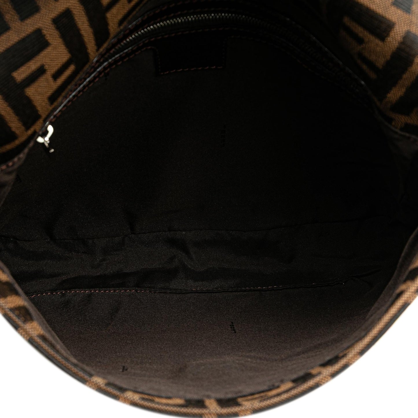 Fendi Zucca Canvas Shoulder Bag