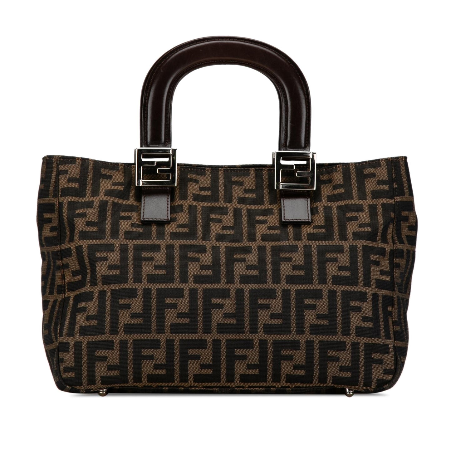 Fendi Zucca Canvas Twins Tote (0O3Ibz)