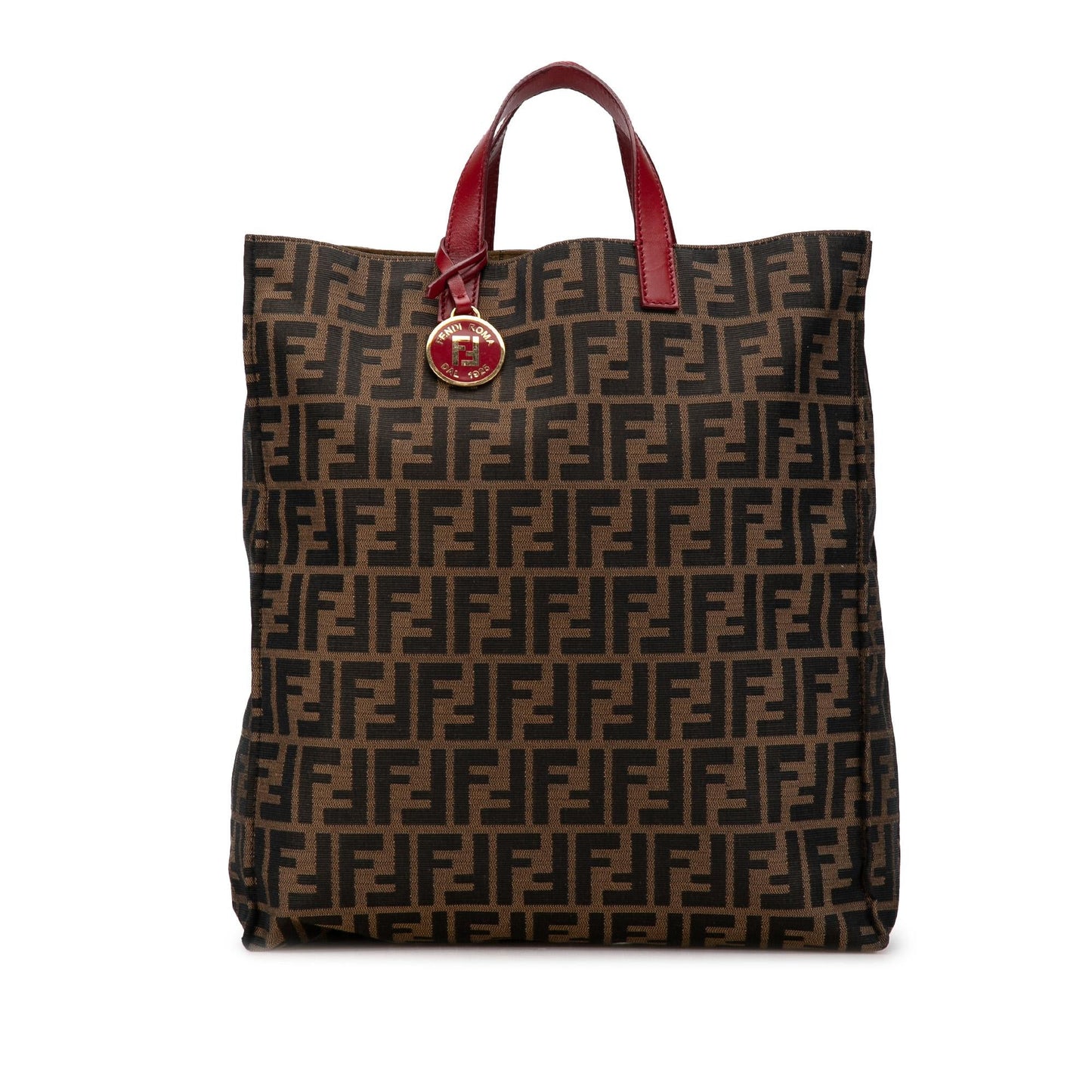 Fendi Zucca Canvas Vertical Shopping Tote (oMb6qG)