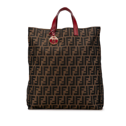 Fendi Zucca Canvas Vertical Shopping Tote (oMb6qG)