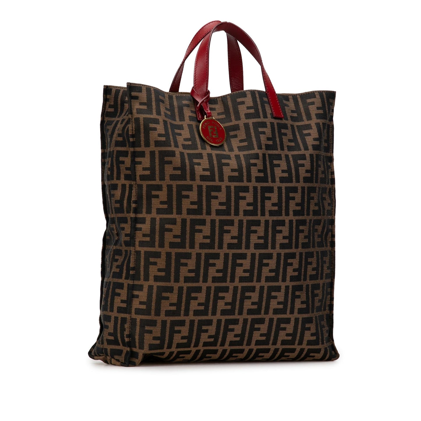 Fendi Zucca Canvas Vertical Shopping Tote (oMb6qG)