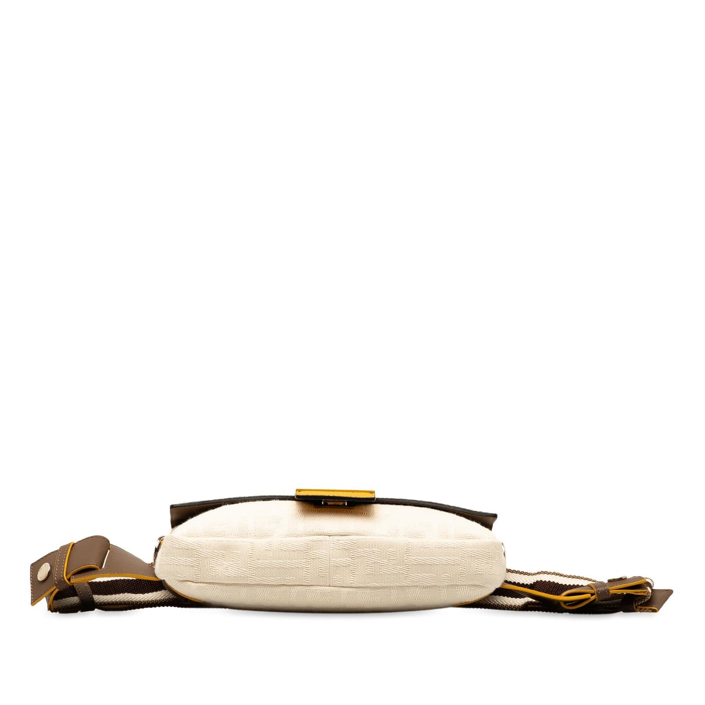 Fendi Zucca Canvas and Leather Convertible Baguette (X1HAvY)