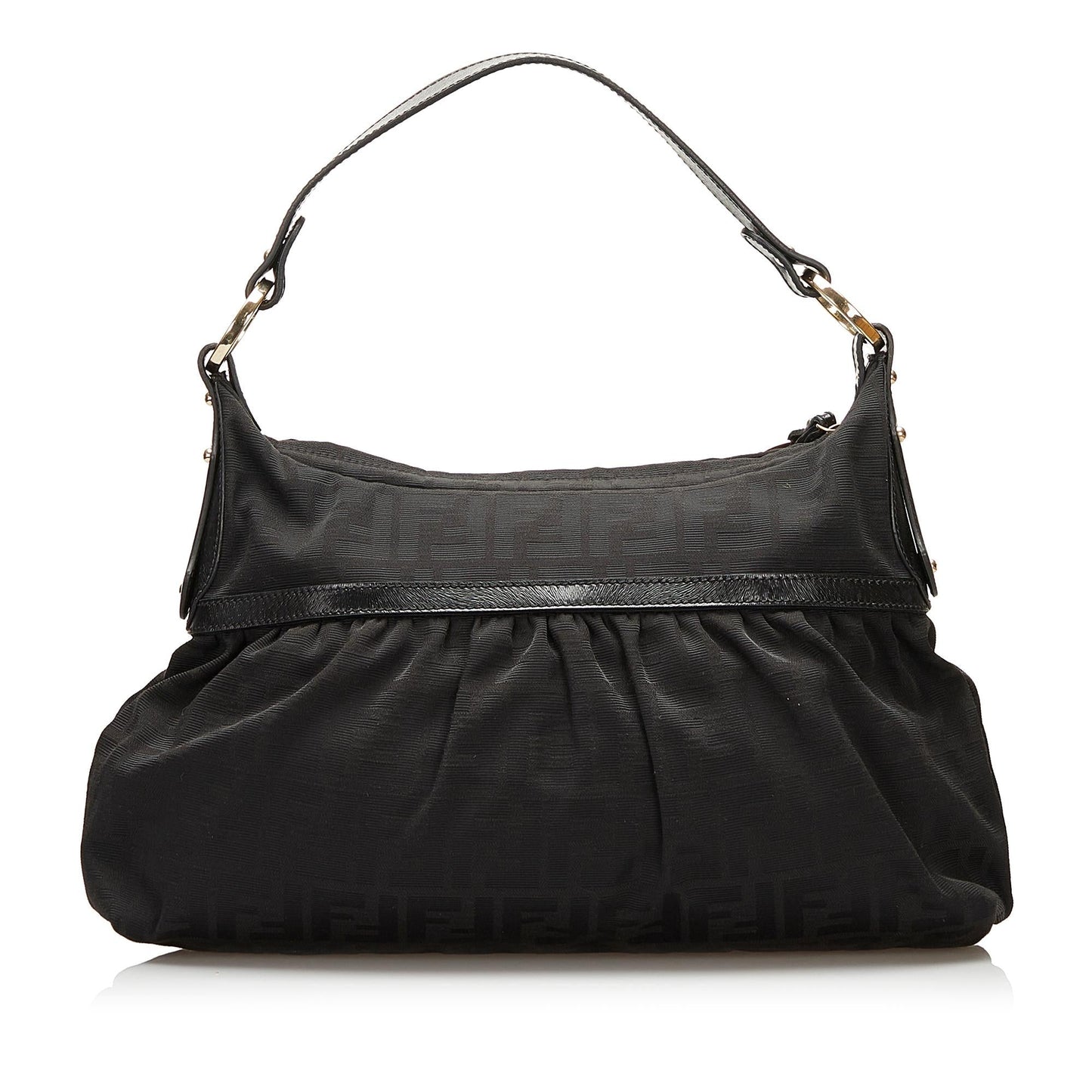 Fendi Zucca Chef Canvas Shoulder Bag (35841)