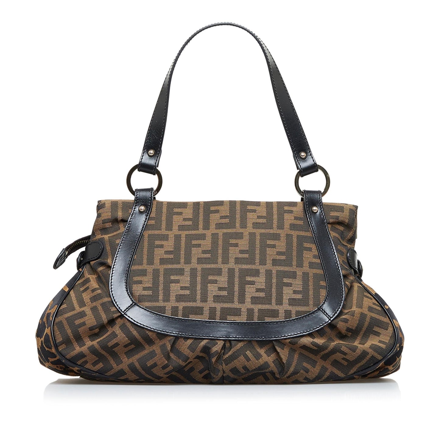 Fendi Zucca Chef Leopard Shoulder Bag (nwsCum)