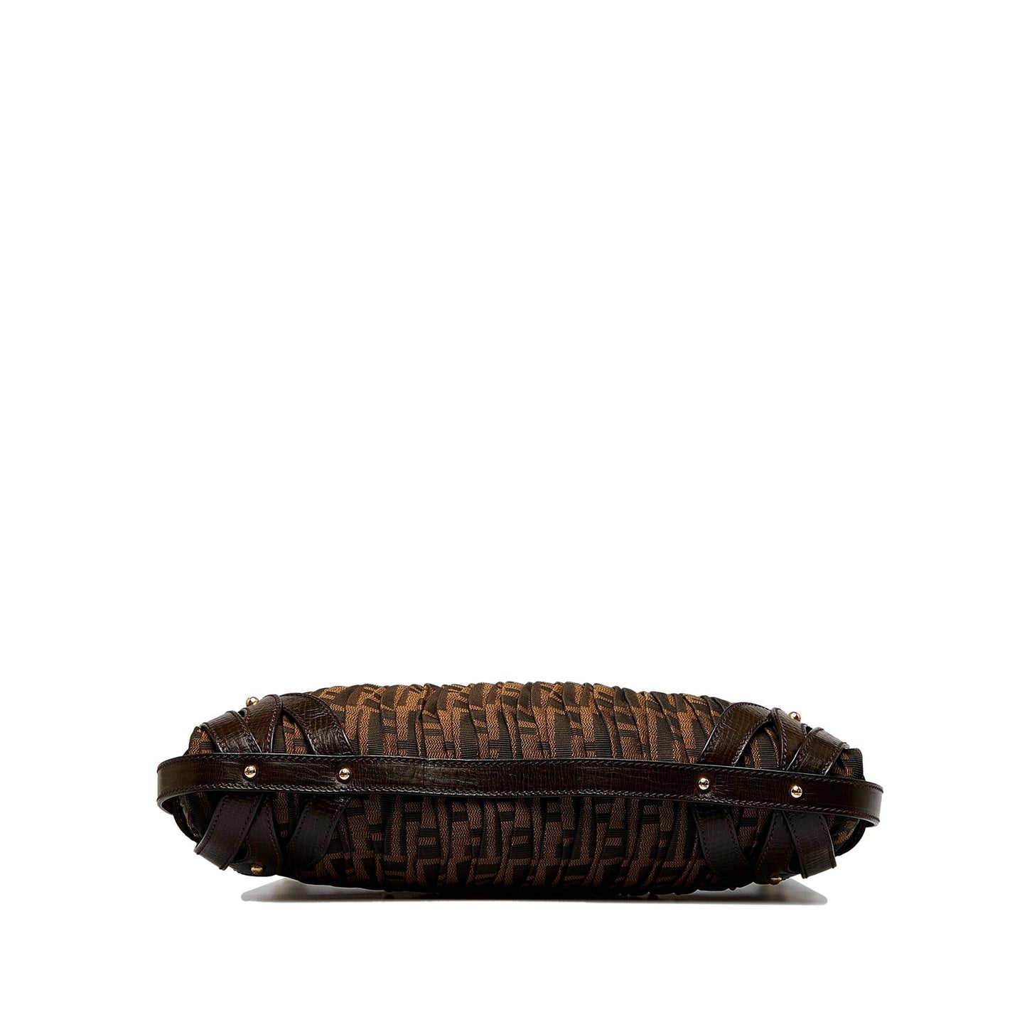 Fendi Zucca Chef Pleated Shoulder Bag (y51GY1)