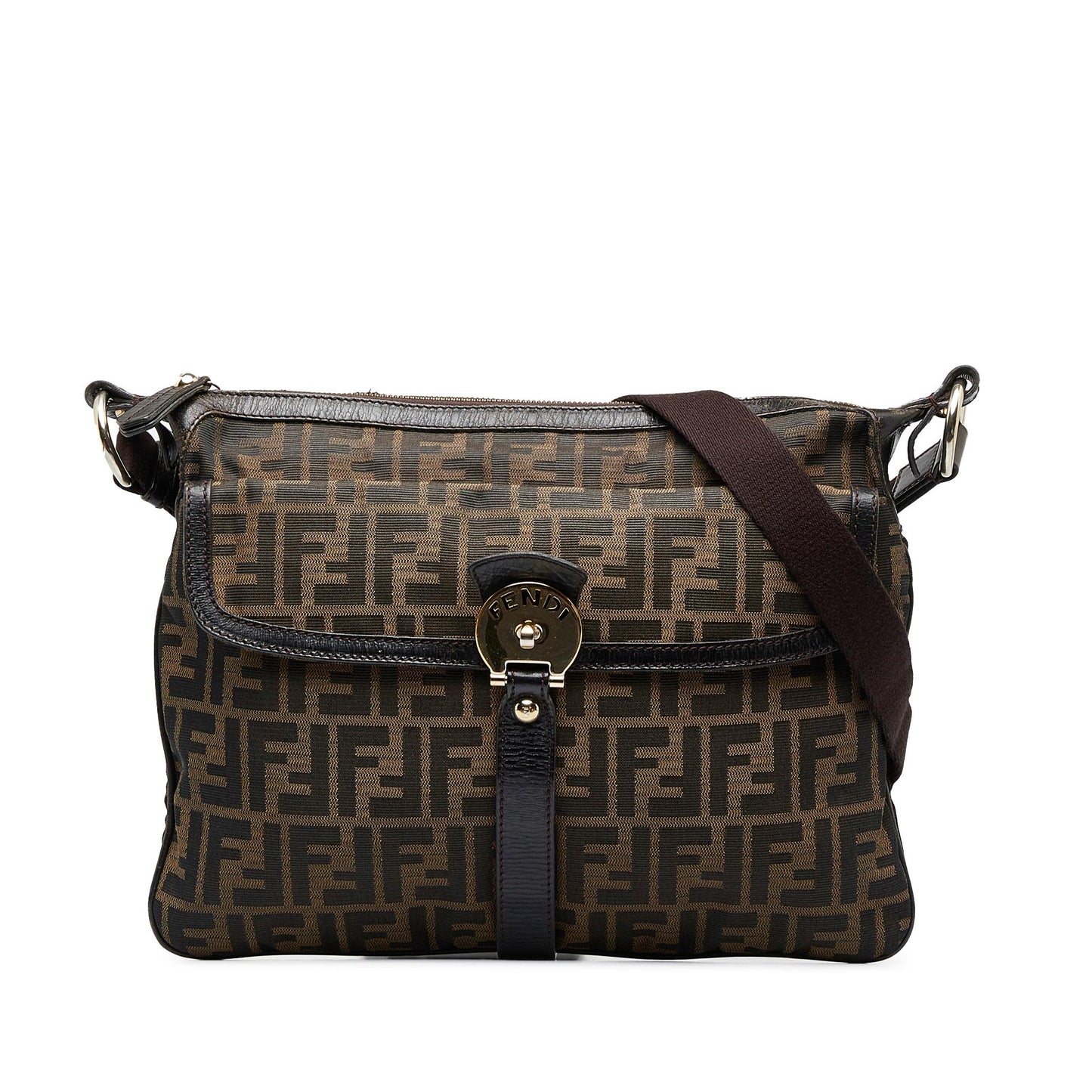 Fendi Zucca Chef Zip Crossbody (VwoC0T)