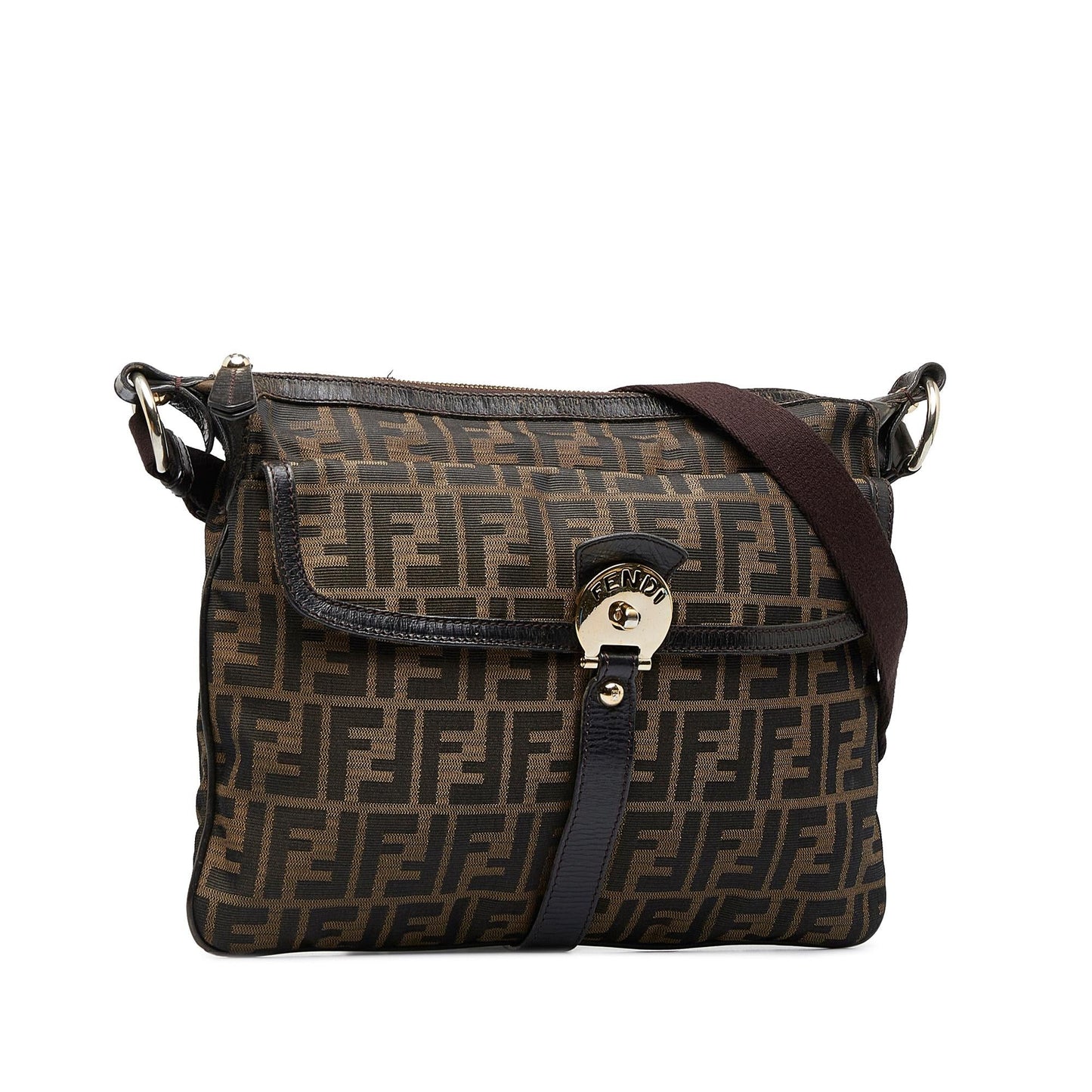 Fendi Zucca Chef Zip Crossbody (VwoC0T)