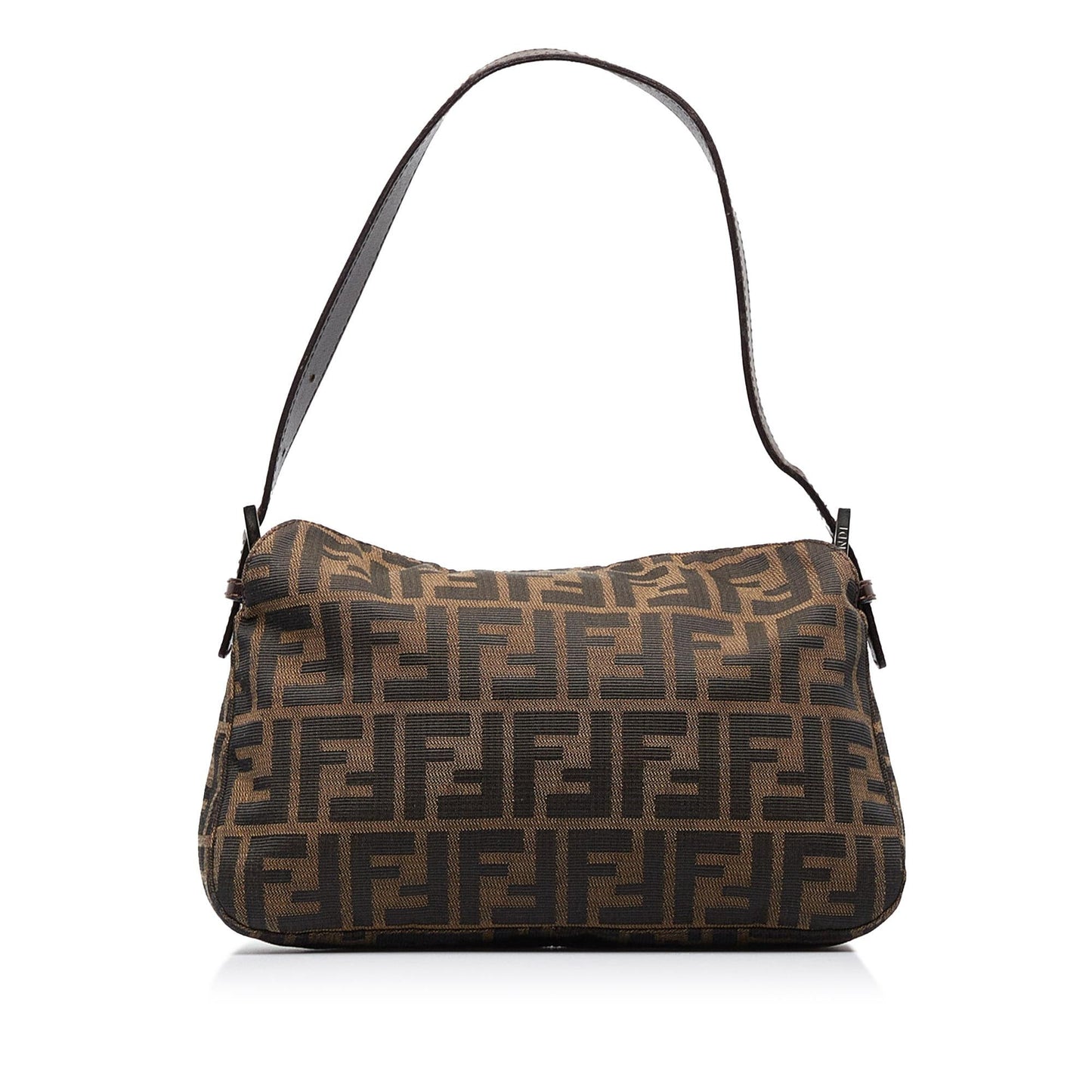 Fendi Zucca Double Flap Canvas Baguette (xPKfDO)