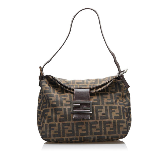 Fendi Zucca Double Flap Shoulder Bag (Ydwd2J)