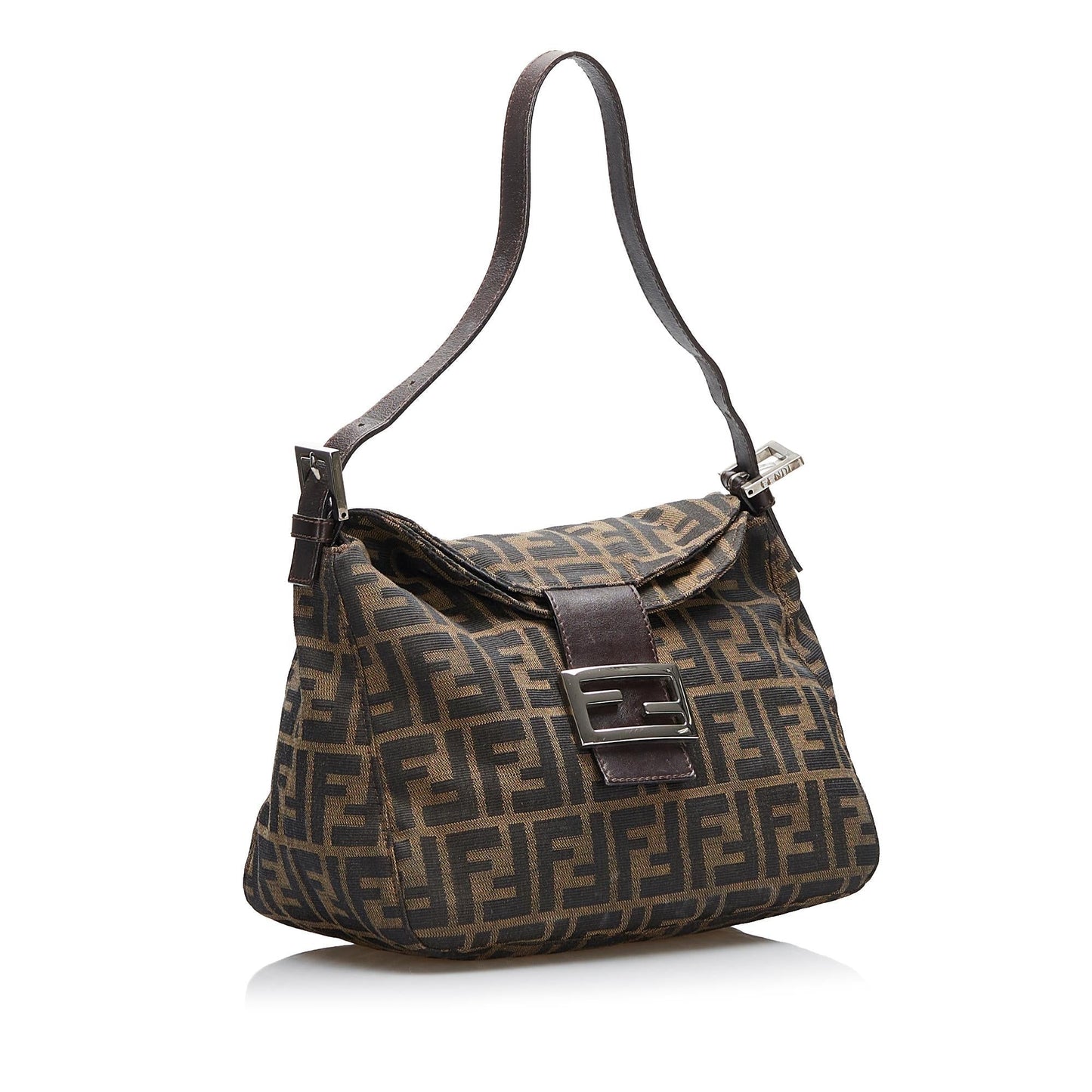 Fendi Zucca Double Flap Shoulder Bag (Ydwd2J)