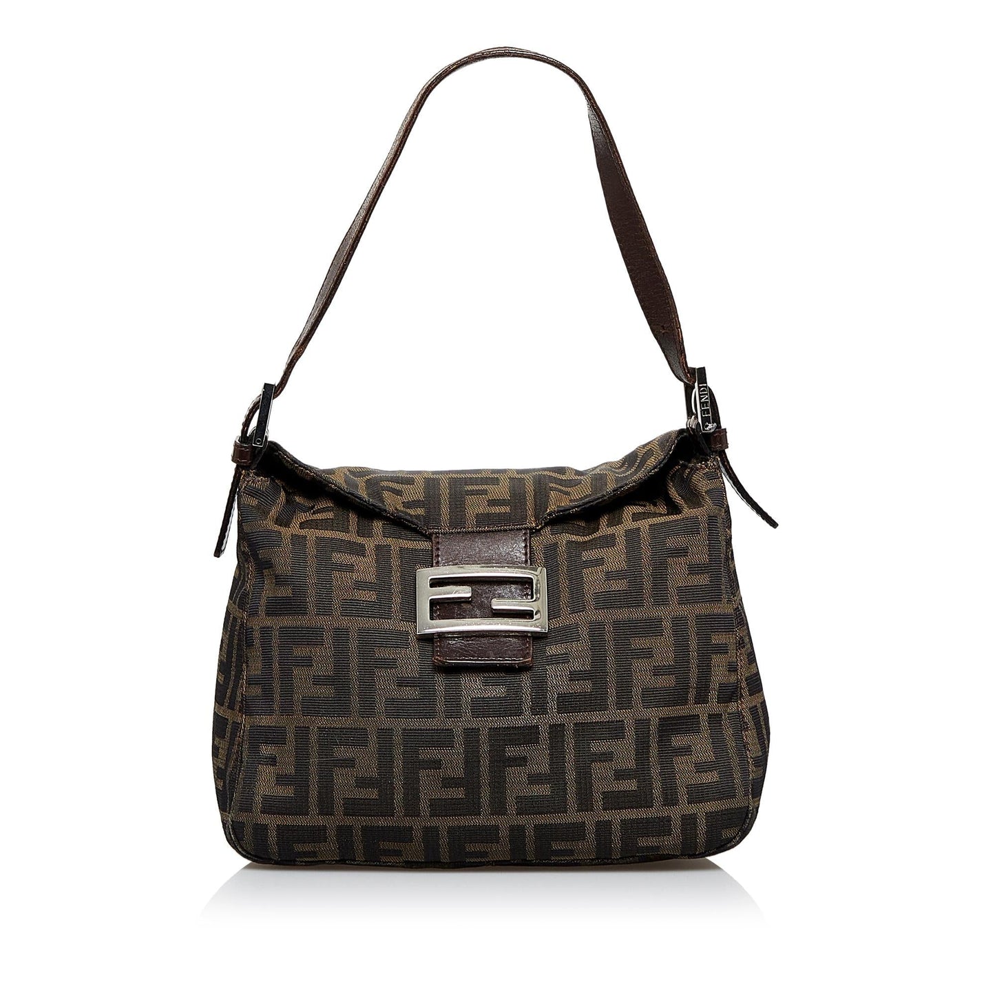Fendi Zucca Double Flap Shoulder Bag (LACYHN)