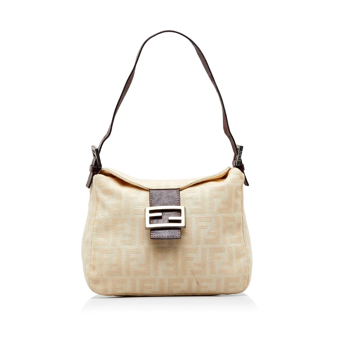 Fendi Zucca Double Flap Shoulder Bag (1wm87H)