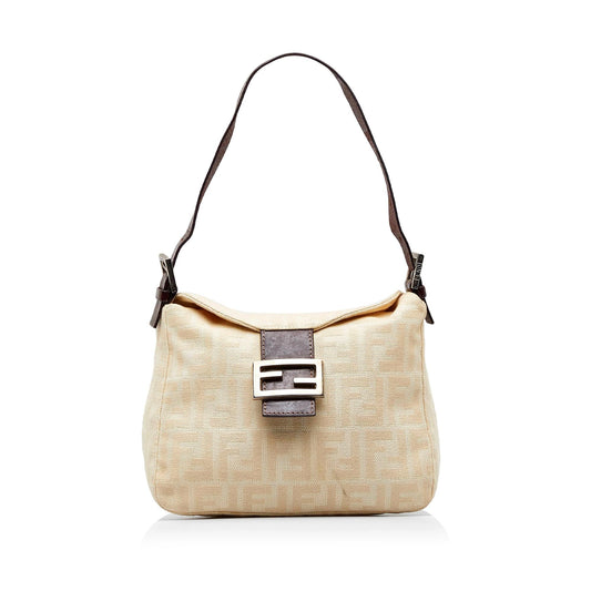 Fendi Zucca Double Flap Shoulder Bag (1wm87H)