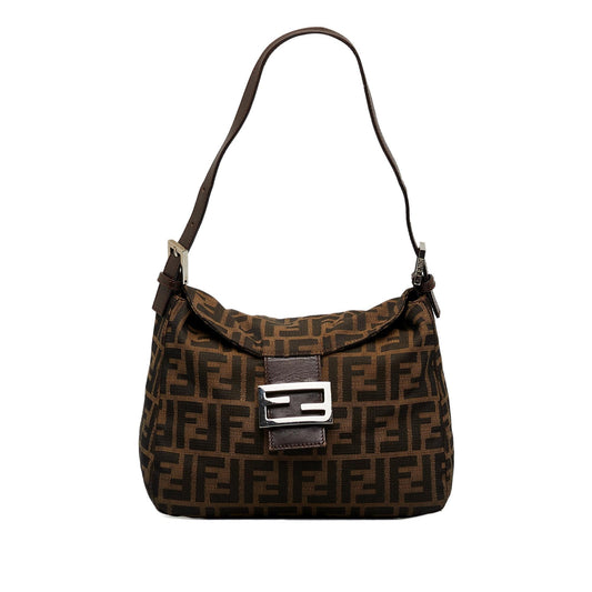 Fendi Zucca Double Flap Shoulder Bag (oSvq5T)