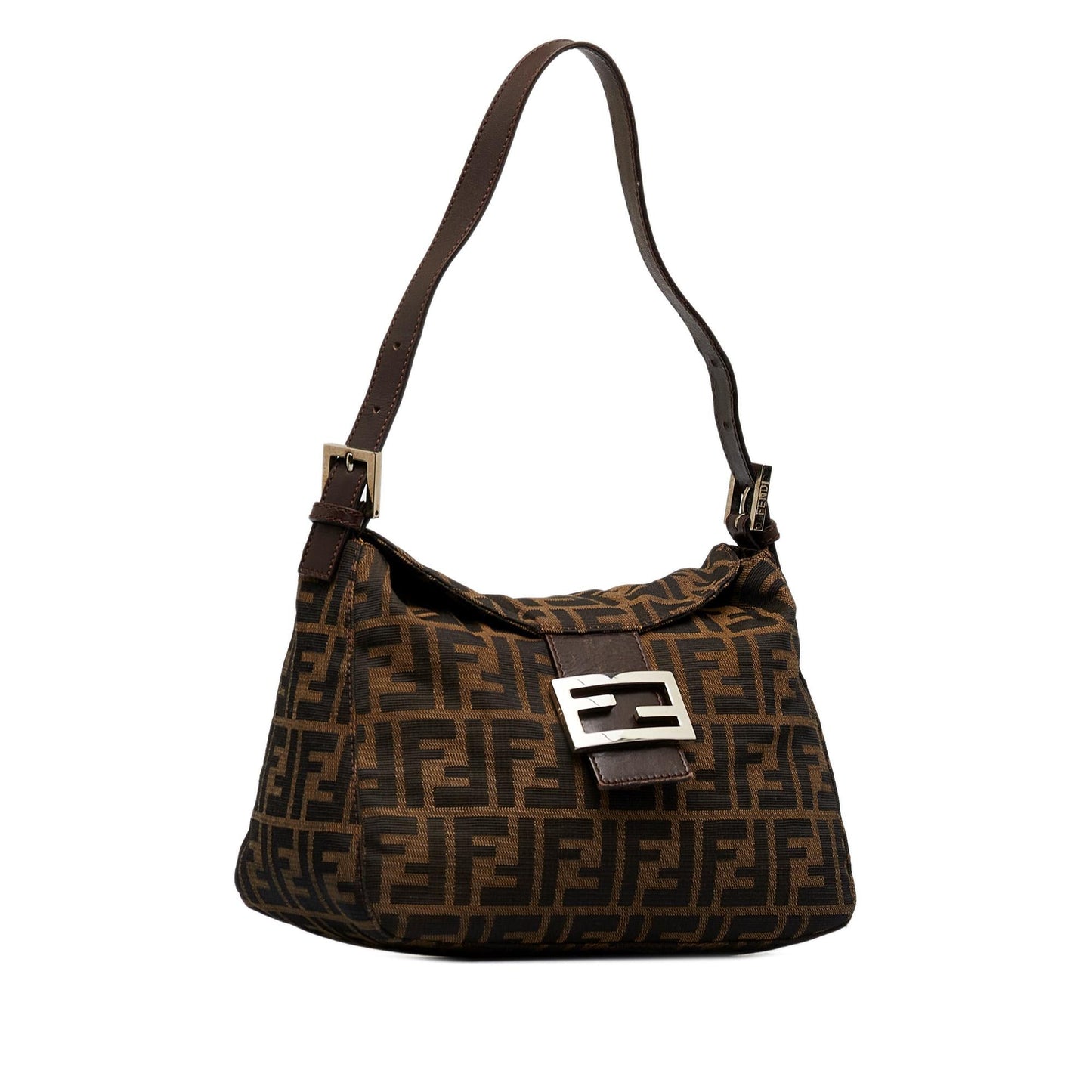 Fendi Zucca Double Flap Shoulder Bag (oSvq5T)