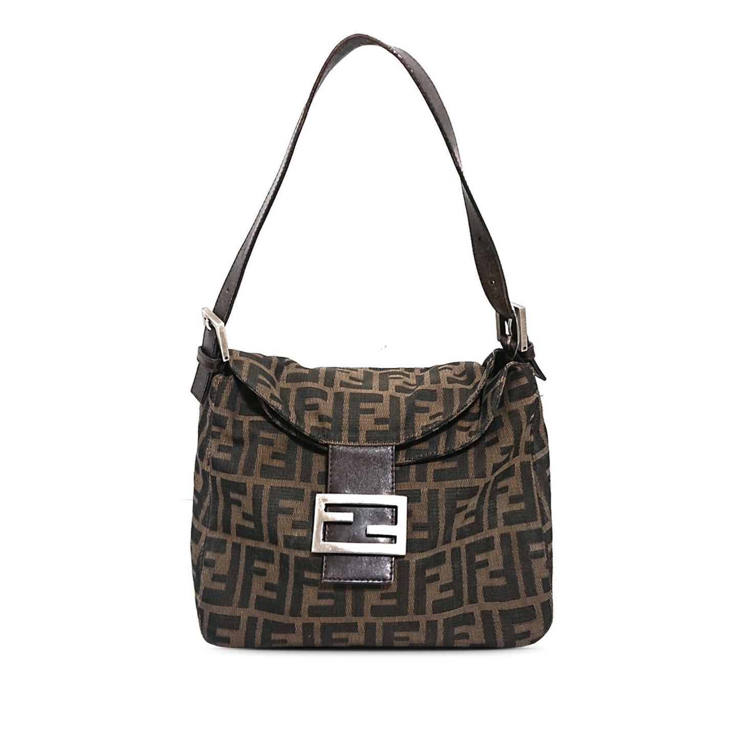 Fendi Zucca Double Flap Shoulder Bag (t9jLYo)