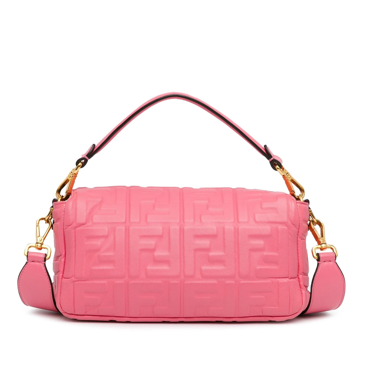 Fendi Zucca Embossed Baguette Satchel (PnP7Su)