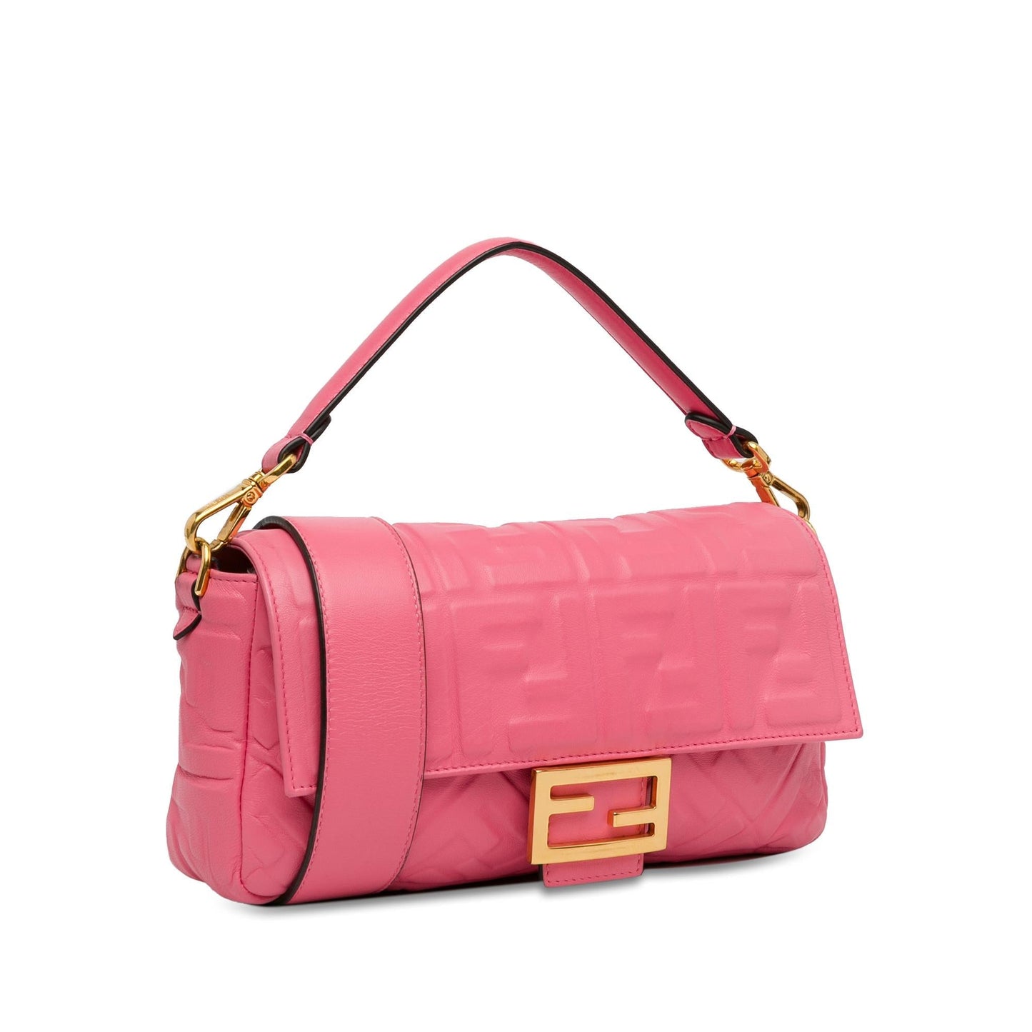 Fendi Zucca Embossed Baguette Satchel (dNovMe)