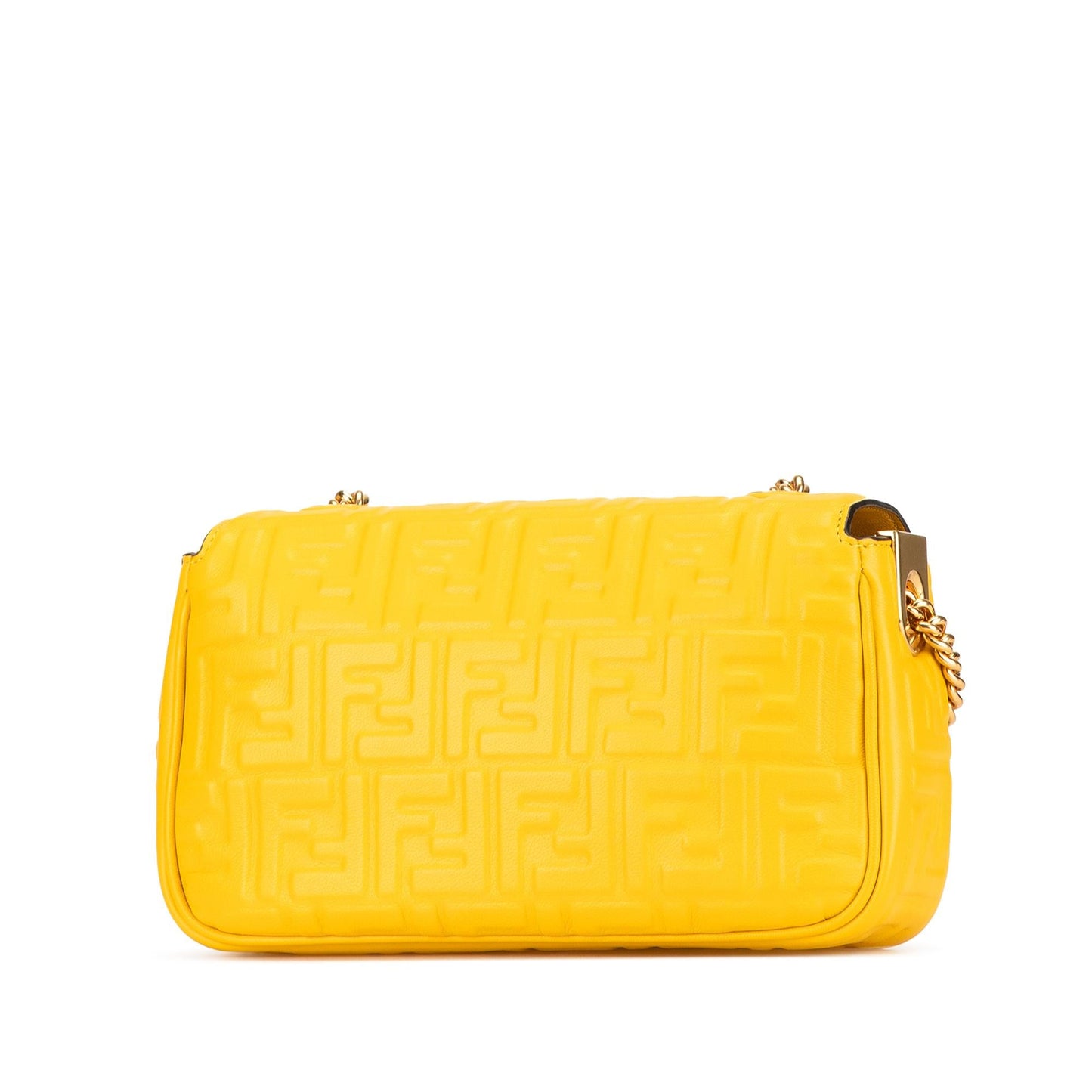 Fendi Zucca Embossed Chain Midi Baguette (cFziRb)