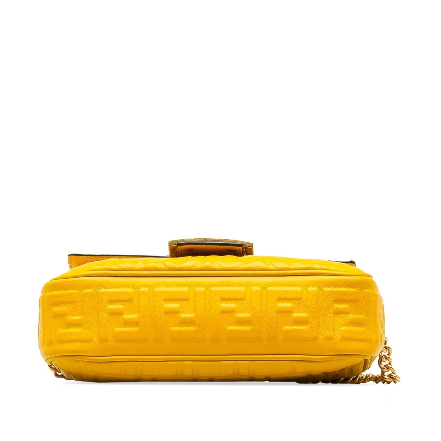 Fendi Zucca Embossed Chain Midi Baguette (0ukIAR)