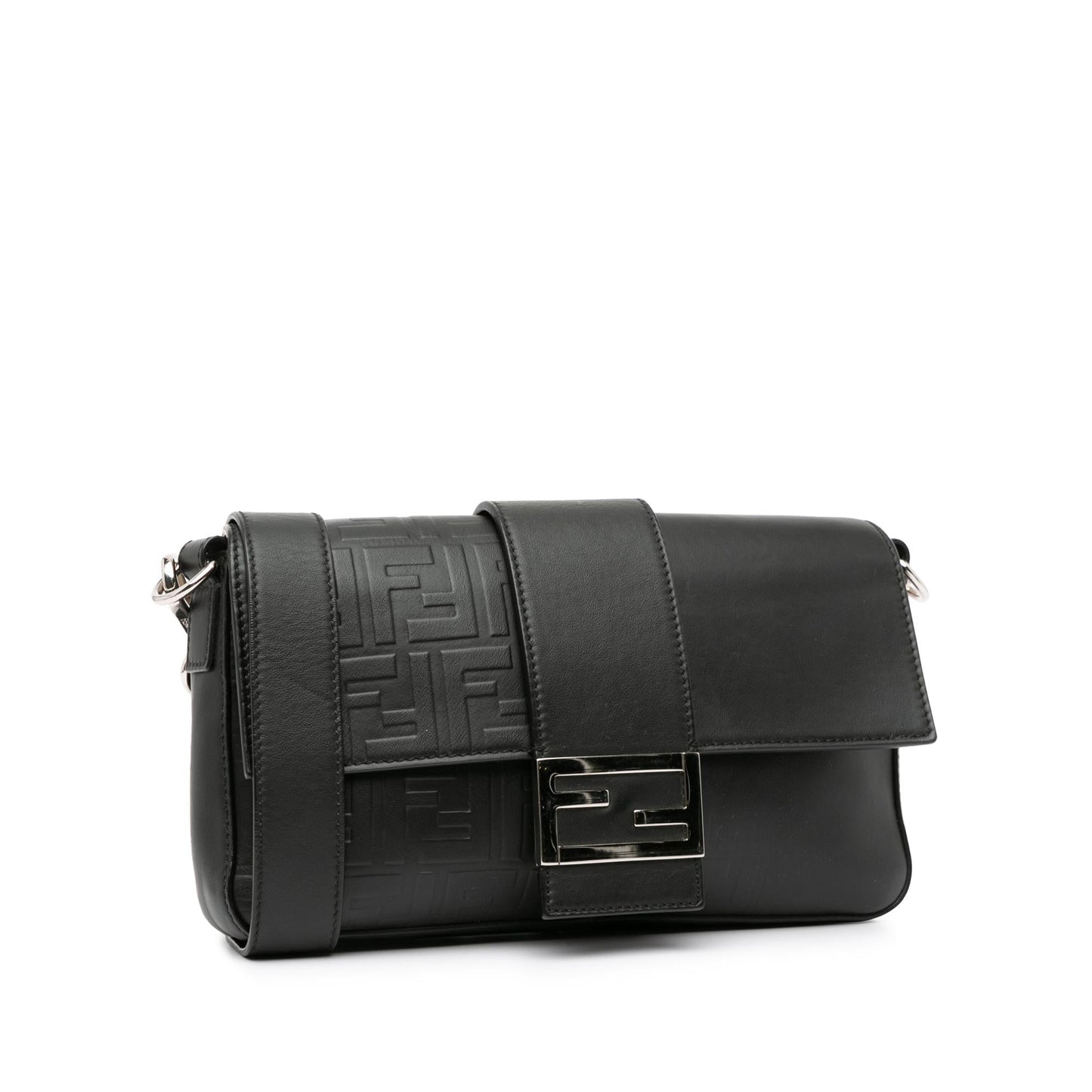 Fendi Zucca Embossed Convertible Baguette Crossbody (rlO8nE)