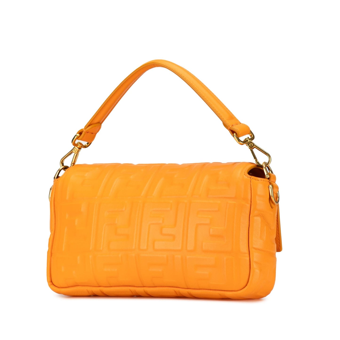Fendi Zucca Embossed Leather Baguette Satchel (yIkxmI)