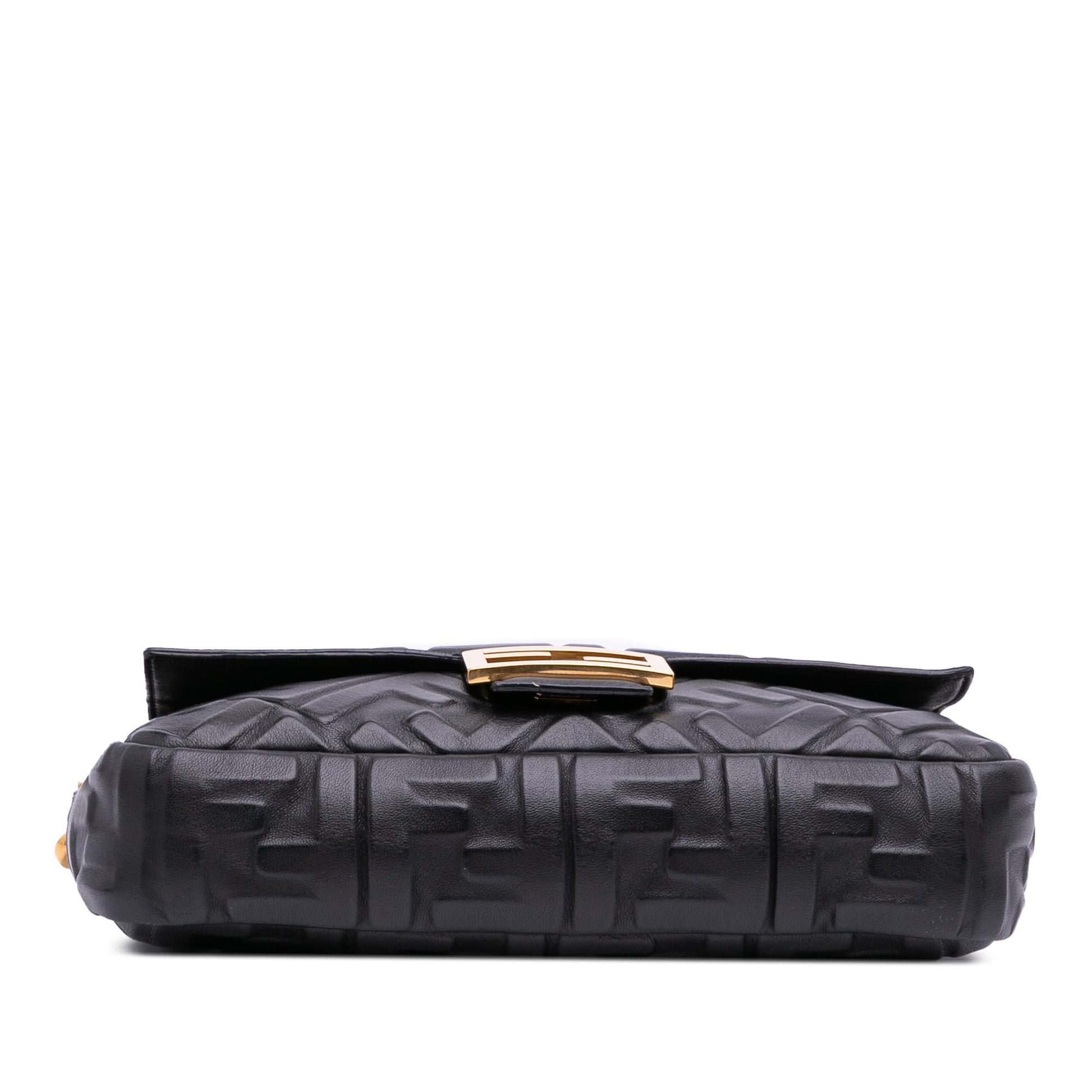 Fendi Zucca Nylon Zip Code Handbag