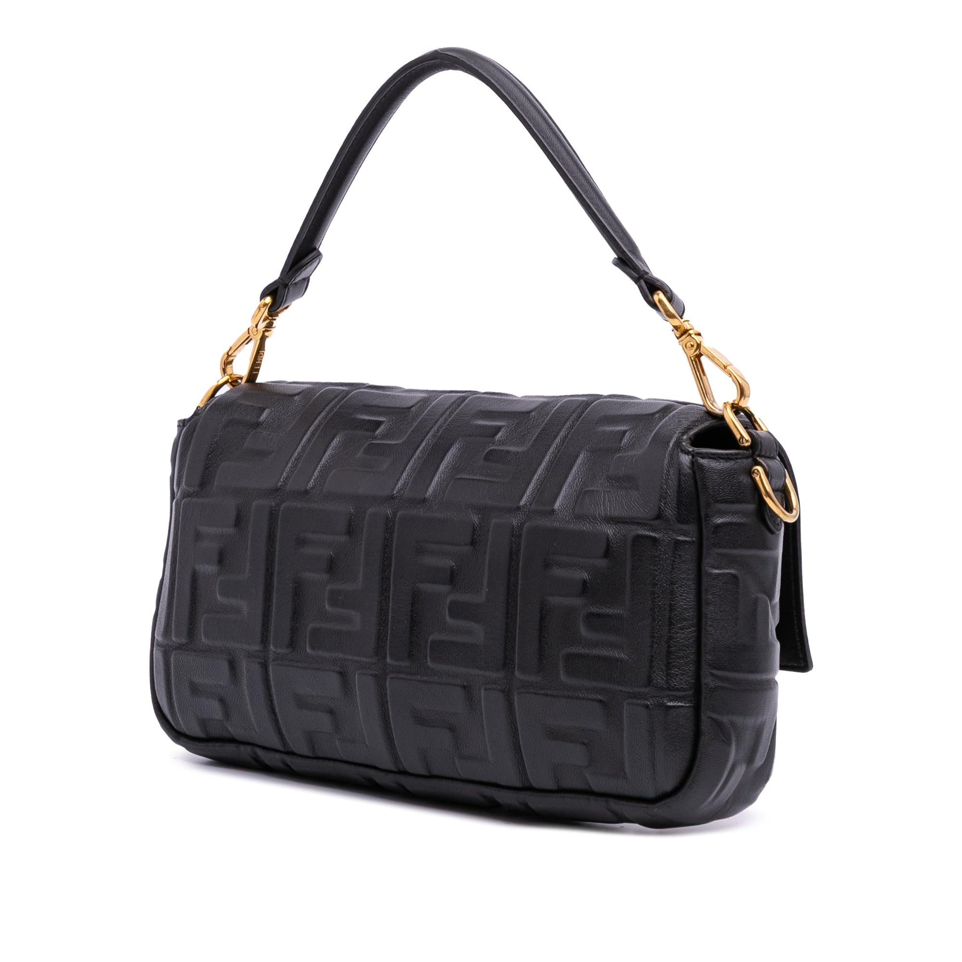 Fendi Zucca Nylon Zip Code Handbag