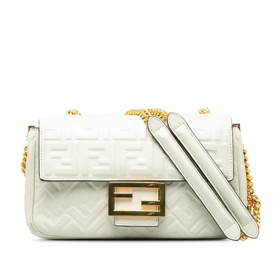 Fendi Zucca Embossed Midi Baguette (p7ykR5)