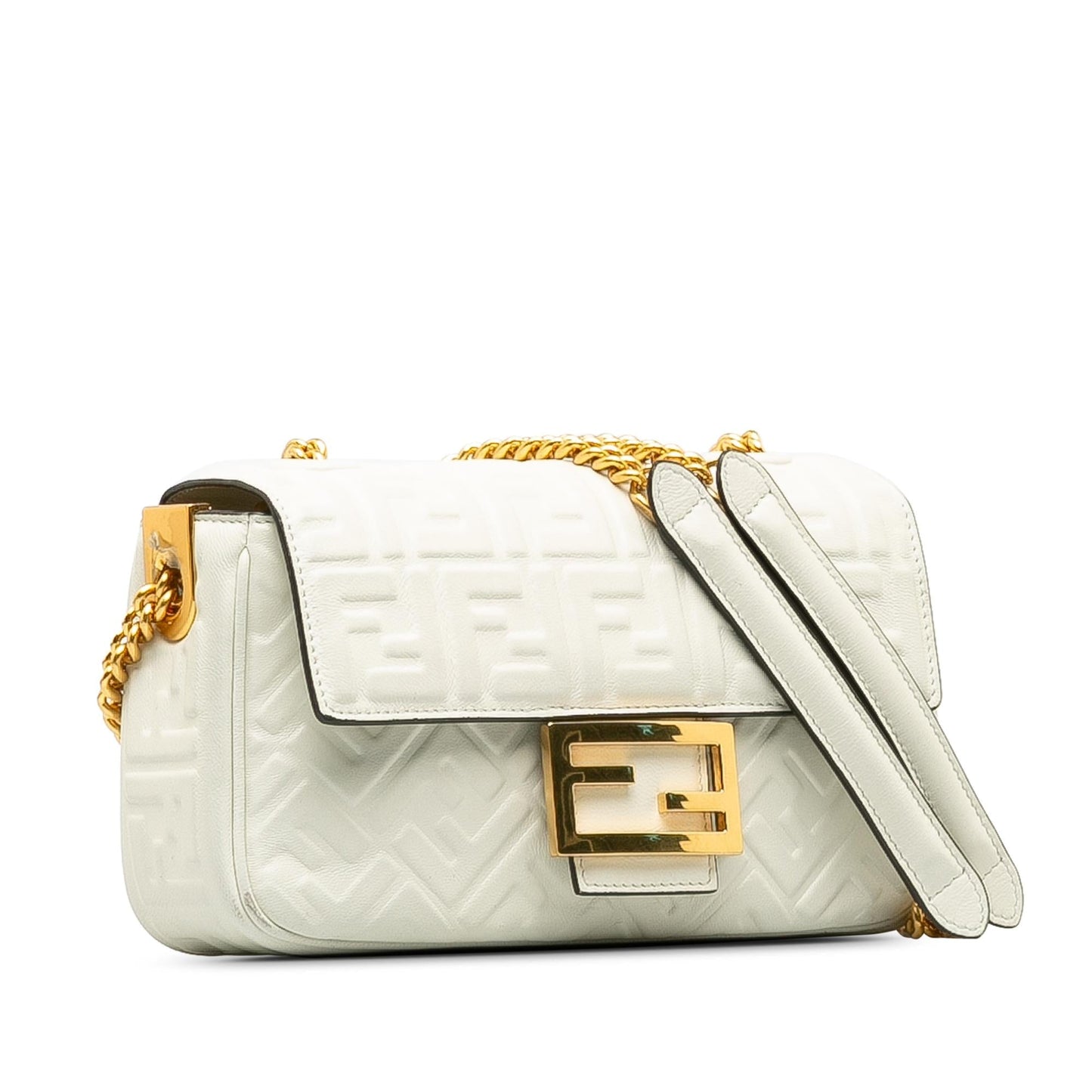 Fendi Zucca Embossed Midi Baguette (p7ykR5)