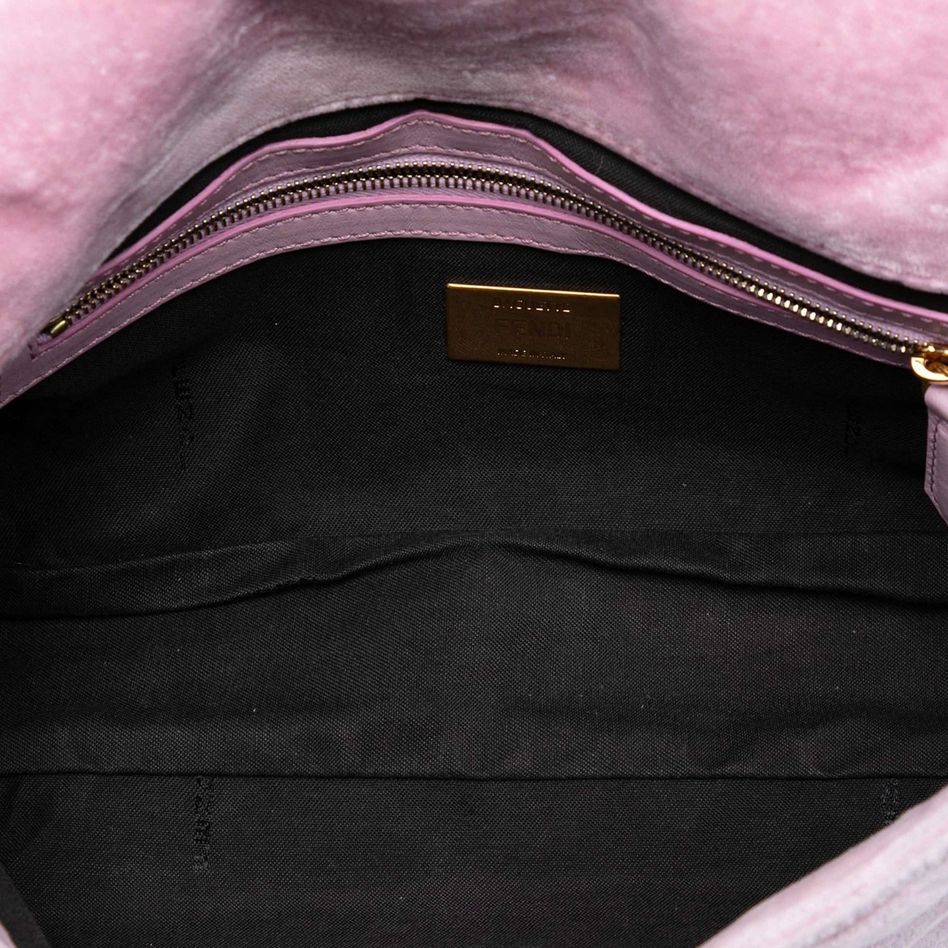 Fendi Multicolor Zucchino Spalmati Chain Pochette