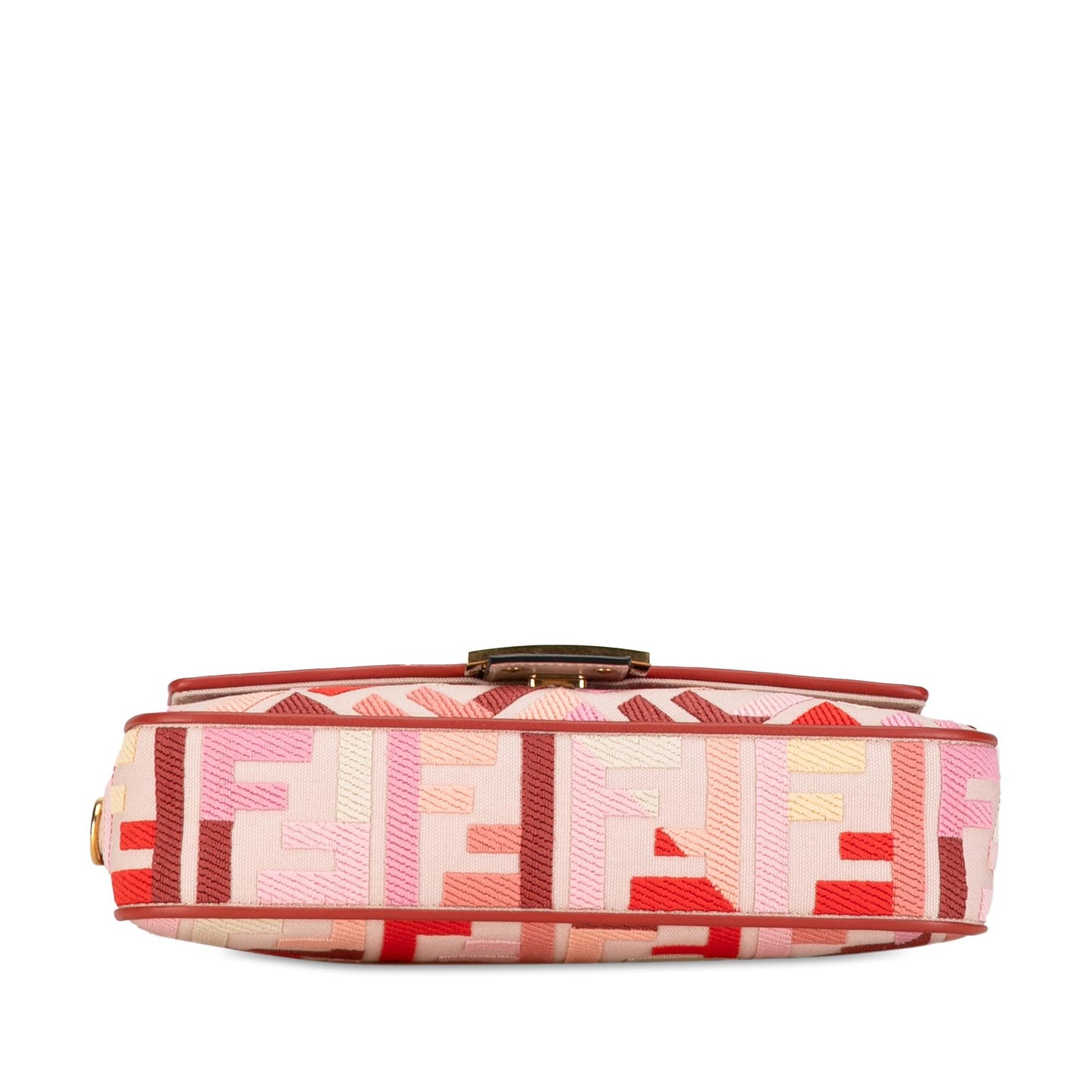 Fendi Zucca Embroidered Baguette Satchel (PGUpqD)