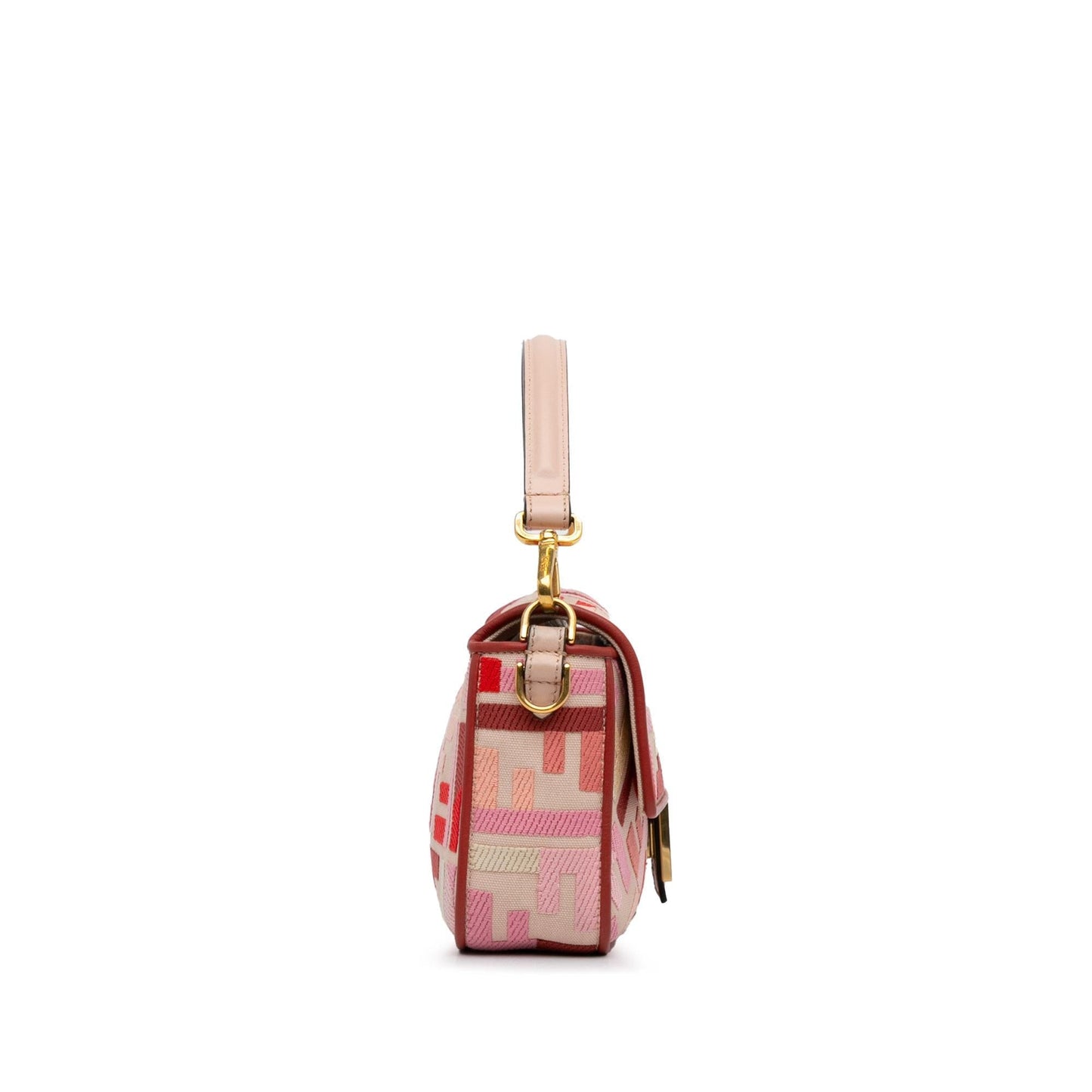 Fendi Zucca Embroidered Baguette Satchel (WloGCz)