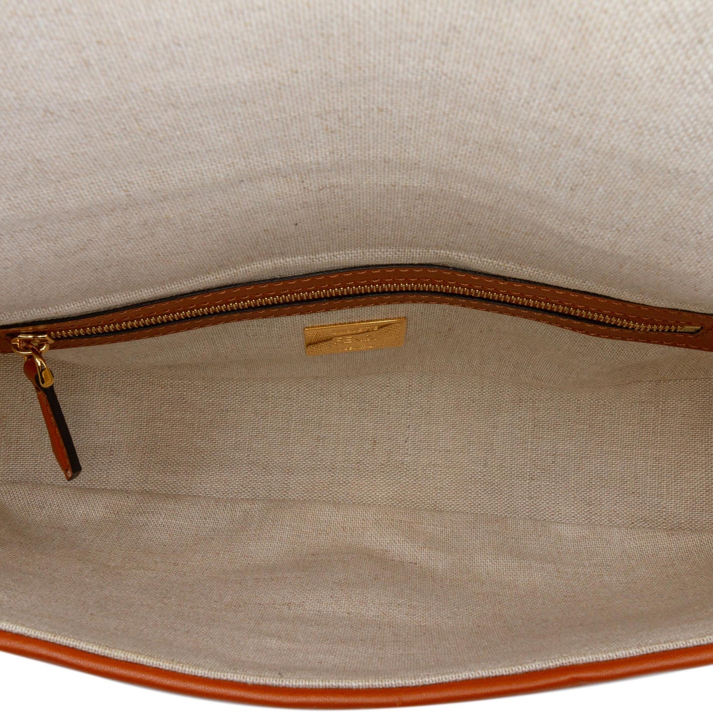 Fendi Zucca Embossed Baguette Satchel (SHG-GbOflU)