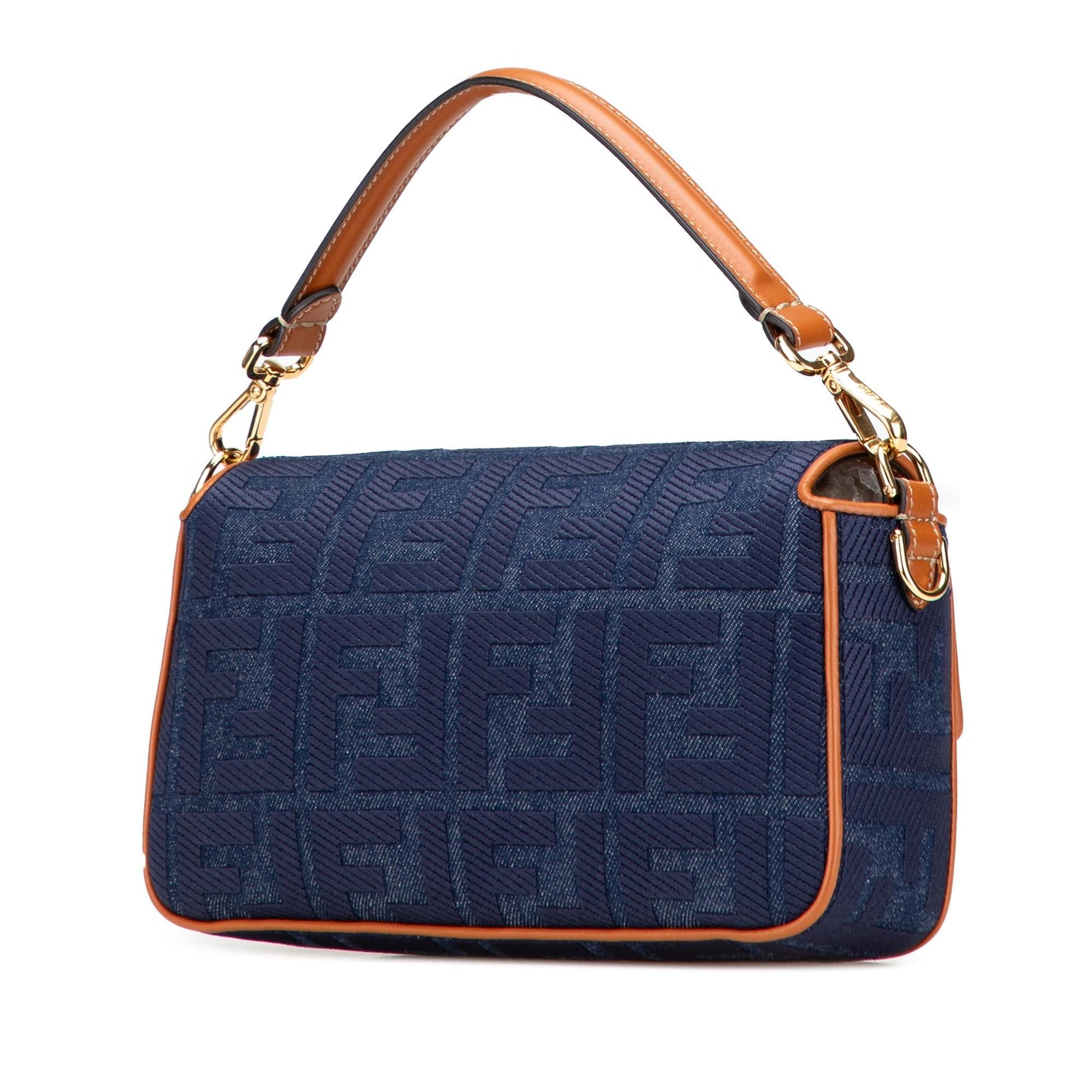 Fendi Large Zucca Canvas Mia Tote