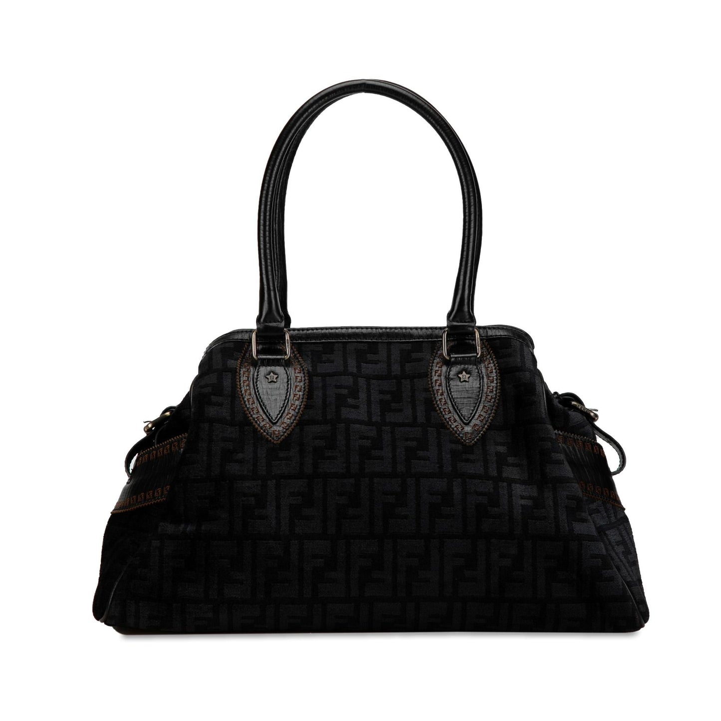 Fendi Zucca Etniko Canvas Handbag (Uh4Z1z)