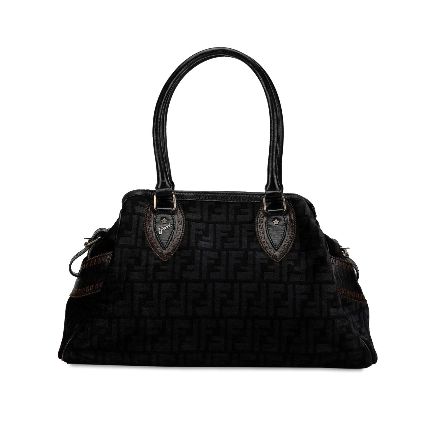 Fendi Zucca Etniko Canvas Handbag (Uh4Z1z)