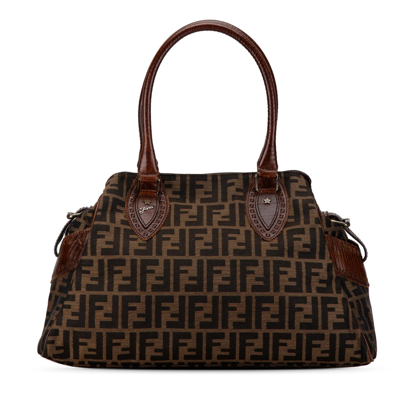 Fendi Zucca Etniko Canvas Handbag (4VO7PX)