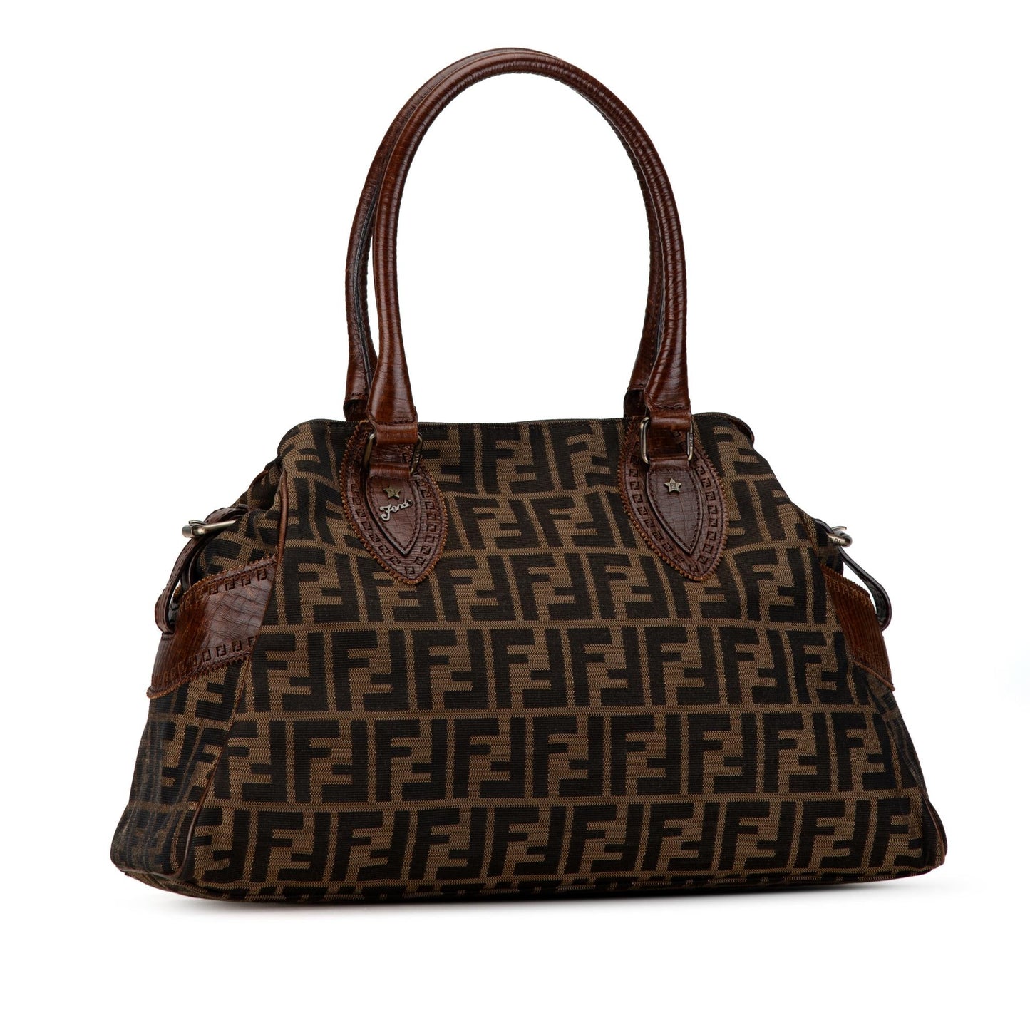 Fendi Zucca Etniko Canvas Handbag (4VO7PX)