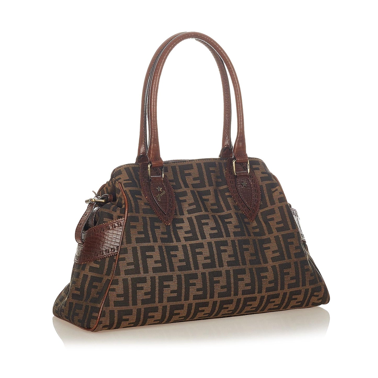 Fendi Zucca Etniko Canvas Shoulder Bag (26423)