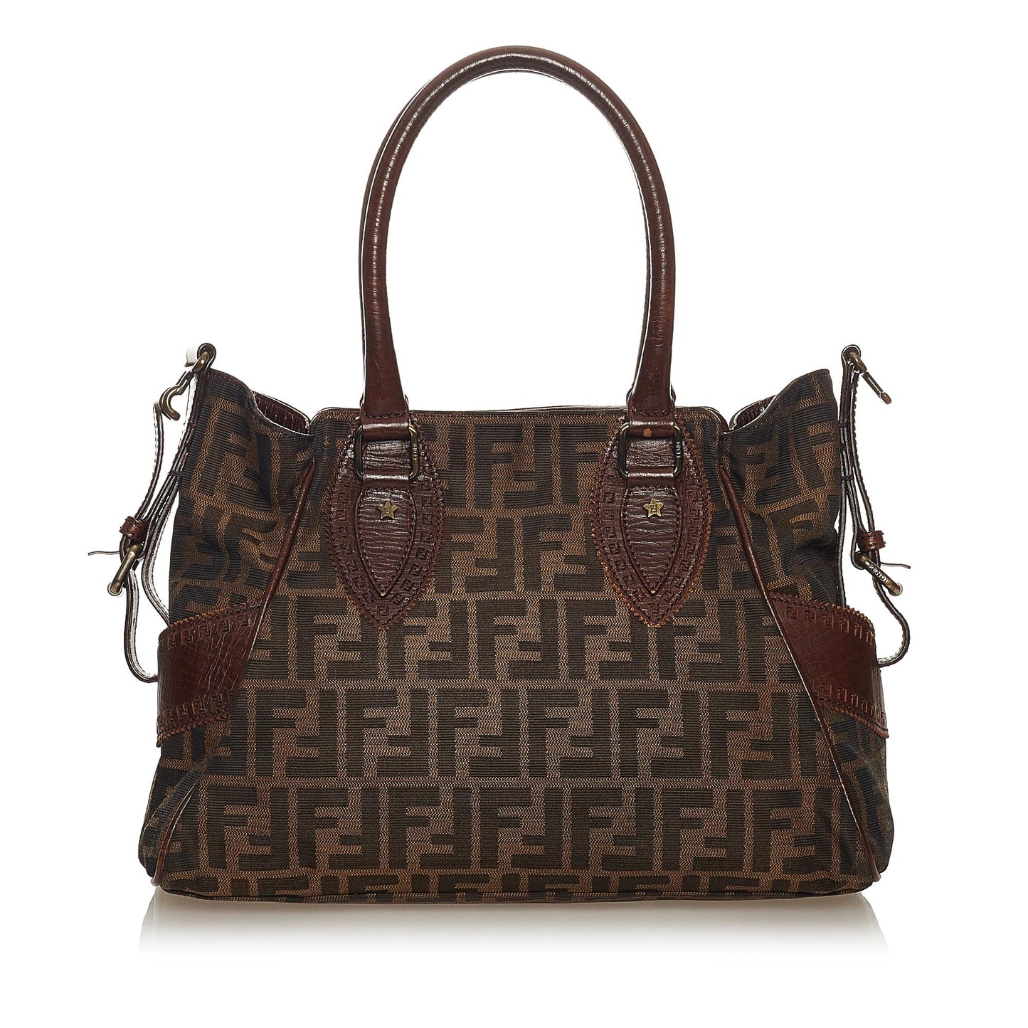 Fendi Zucca Etniko Canvas Shoulder Bag (27464)